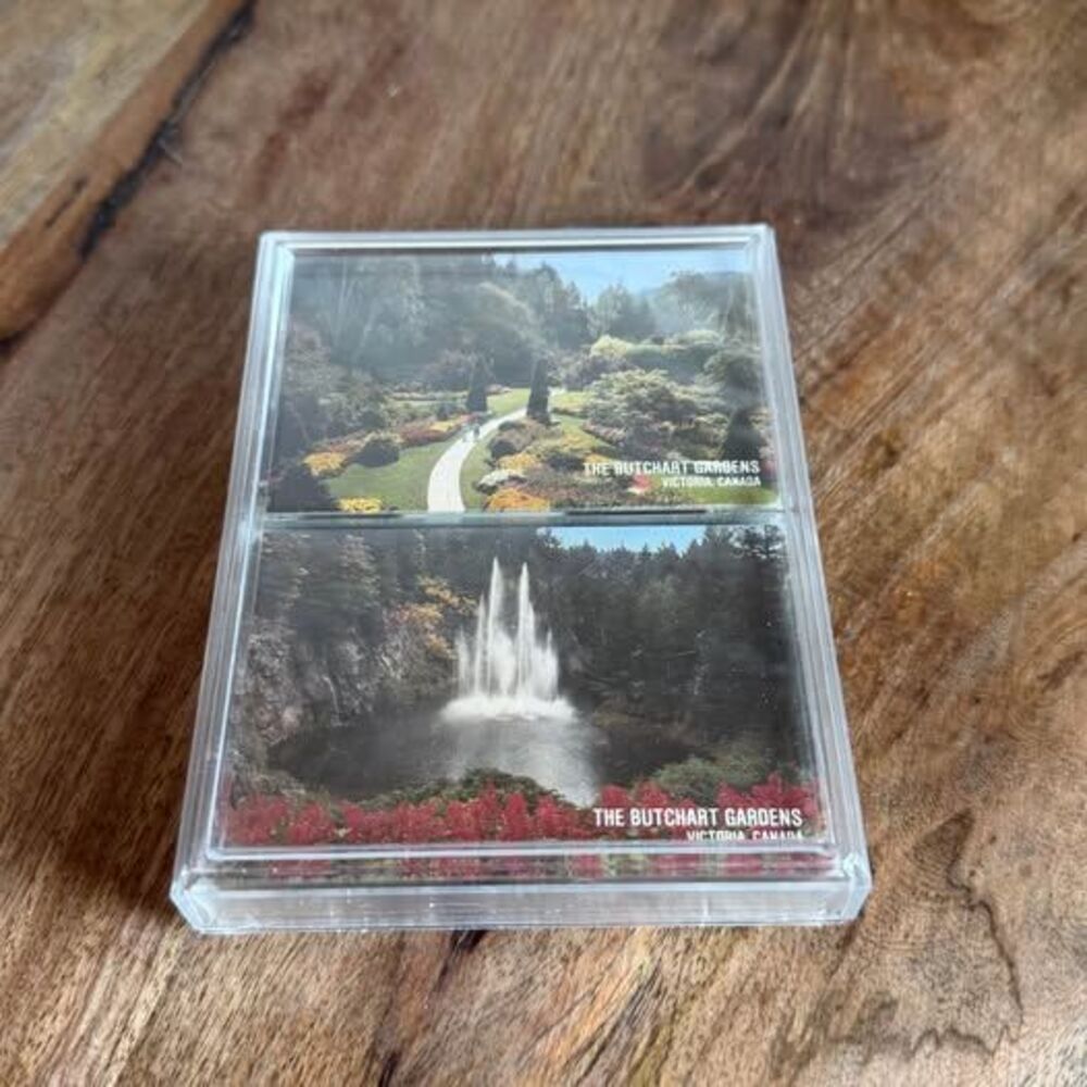 Graphica The Butchart Gardens Double Deck Playing Cards~Sealed